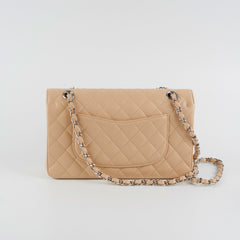 Chanel Classic Flap Caviar Medium Beige - Microchipped 2022