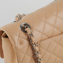 Chanel Classic Flap Caviar Medium Beige - Microchipped 2022