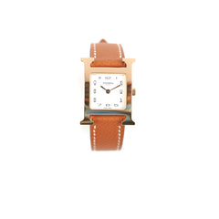 Hermes Heure Watch Small 25mm Gold