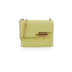 Hermes Mini Verrou Chaine Mysore R9 Jaune Bourge - Z Stamp