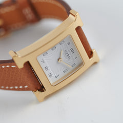 Hermes Heure Watch Small 25mm Gold