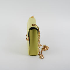 Hermes Mini Verrou Chaine Mysore R9 Jaune Bourge - Z Stamp