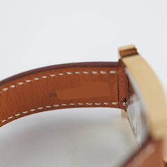 Hermes Heure Watch Small 25mm Gold