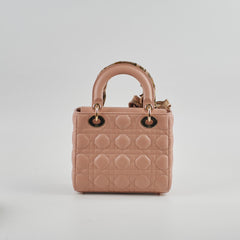 Christian Dior Lady Dior Small Blush with Twilly