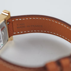 Hermes Heure Watch Small 25mm Gold