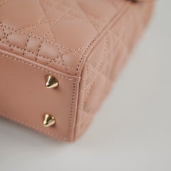 Christian Dior Lady Dior Small Blush with Twilly