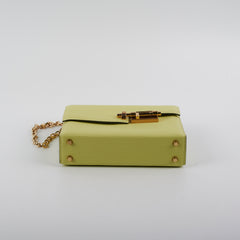Hermes Mini Verrou Chaine Mysore R9 Jaune Bourge - Z Stamp