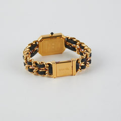 Chanel Premier Medium Black/Gold Watch