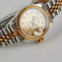 Rolex Datejust 26mm Two Toned with Diamonds Watch