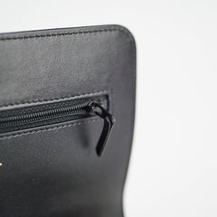 Chanel Boy Caviar Black Wallet On Chain