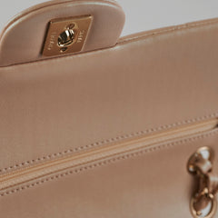 HOLD -Chanel Medium/Large Double Classic Flap Iridescent Beige