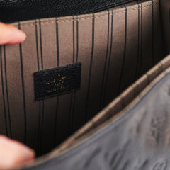 Louis Vuitton Pochette Metis Empreinte Black