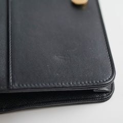 Chanel Boy Caviar Black Wallet On Chain