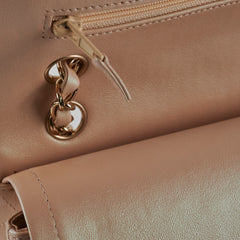 HOLD -Chanel Medium/Large Double Classic Flap Iridescent Beige