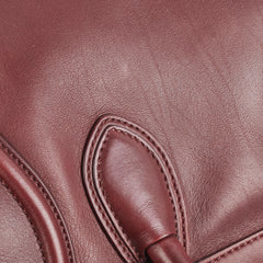 Celine Mini Luggage Bag Burgundy