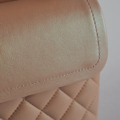 HOLD -Chanel Medium/Large Double Classic Flap Iridescent Beige