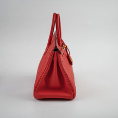 Hermes Birkin 25 Togo Rogue De Coeur - D Stamp