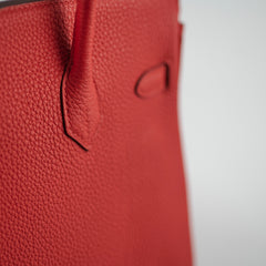 Hermes Birkin 25 Togo Rogue De Coeur - D Stamp