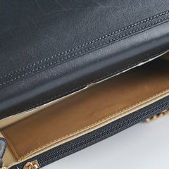 Chanel Lambskin Pearl Crush Woc Black (Microchip)