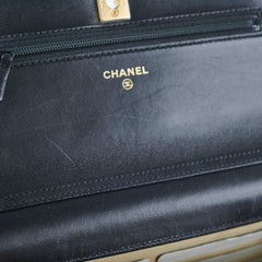 Chanel Lambskin Pearl Crush Woc Black (Microchip)