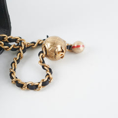 Chanel Lambskin Pearl Crush Woc Black (Microchip)