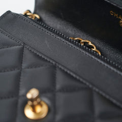 Chanel Lambskin Pearl Crush Woc Black (Microchip)