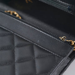 Chanel Lambskin Pearl Crush Woc Black (Microchip)