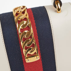 Gucci Small White Sylvie Top Handle