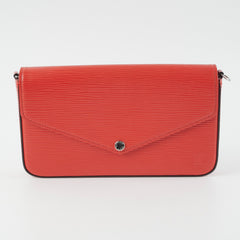 Louis Vuitton Felicie Pochette Epi Red