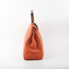 Hermes Kelly 35 Orange O Square Stamp 2011