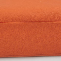 Hermes Kelly 35 Orange O Square Stamp 2011