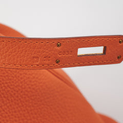 Hermes Kelly 35 Orange O Square Stamp 2011