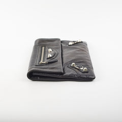 Balenciaga City Clutch Black Iridescent