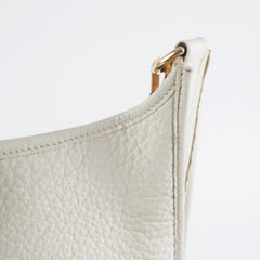 Hermes Evelyn 29 White Stamp E Square