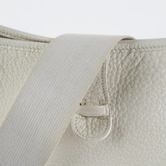 Hermes Evelyn 29 White Stamp E Square