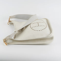 Hermes Evelyn 29 White Stamp E Square