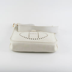 Hermes Evelyn 29 White Stamp E Square