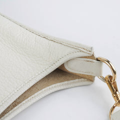 Hermes Evelyn 29 White Stamp E Square