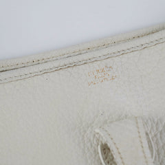 Hermes Evelyn 29 White Stamp E Square