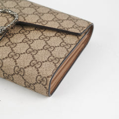 Gucci GG Supreme Dionysus Wallet On Chain