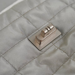 Chanel Fabric Quilted Reissue Flap Sliver Bag