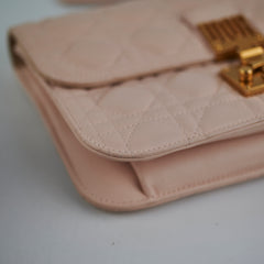 Christian Dior Dioraddict Flap Lambskin Light Pink