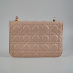 Christian Dior Dioraddict Flap Lambskin Light Pink