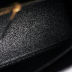 Hermes Kelly 40 Black Ardennes D Stamp (2000)