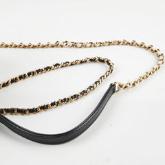 Chanel Round Vanity Case Black/White