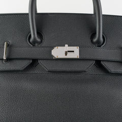 Hermes Haut A Courroies 50 Birkin Noir Black Togo