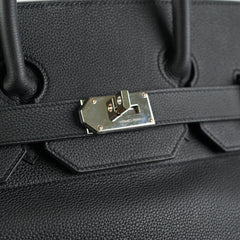 Hermes Haut A Courroies 50 Birkin Noir Black Togo
