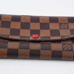 Louis Vuitton Emilie Wallet Damier Ebene