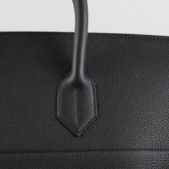 Hermes Haut A Courroies 50 Birkin Noir Black Togo