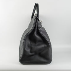Hermes Haut A Courroies 50 Birkin Noir Black Togo
